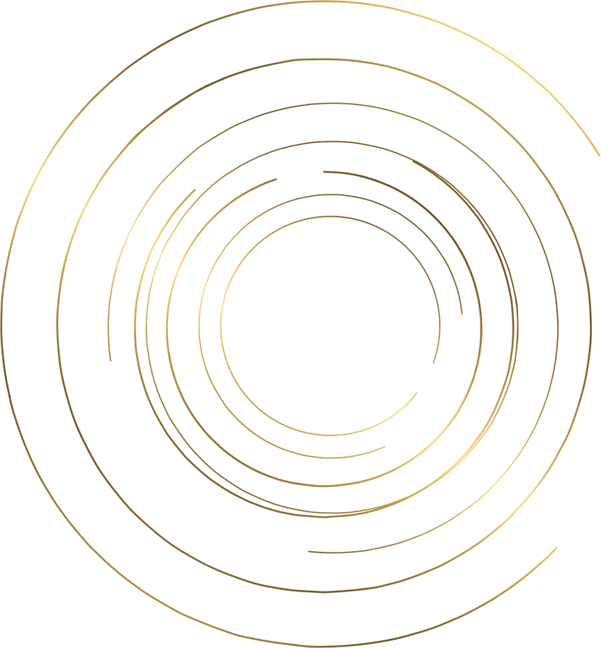 Abstract Gold Circle