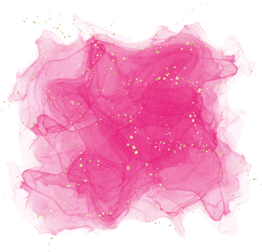 Alcohol Ink and Gold Glitter